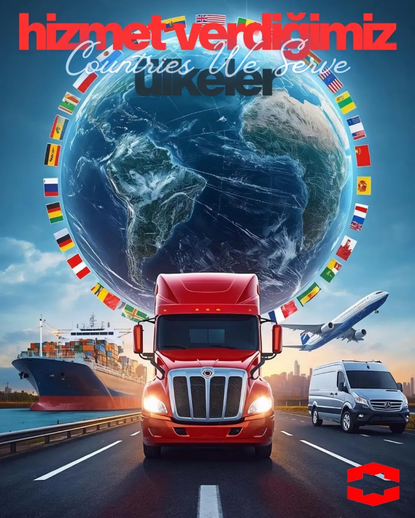 Teslimatör Lojistik Hizmet Verdiğimiz Ülkeler