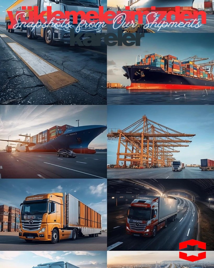 Teslimatör Lojistik Yüklemelerimizden Kareler