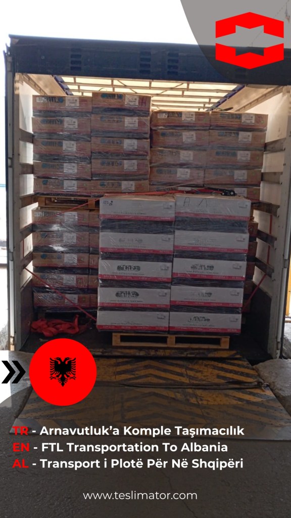 kayseriden arnavutluka taşımacılık