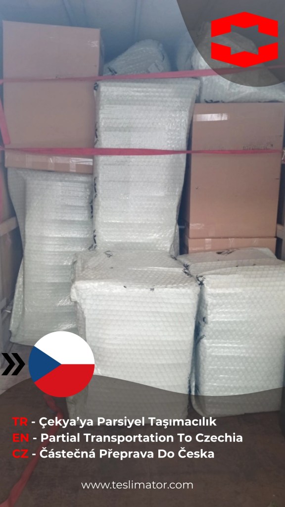 kayseriden çekyaya parsiyel taşımacılık