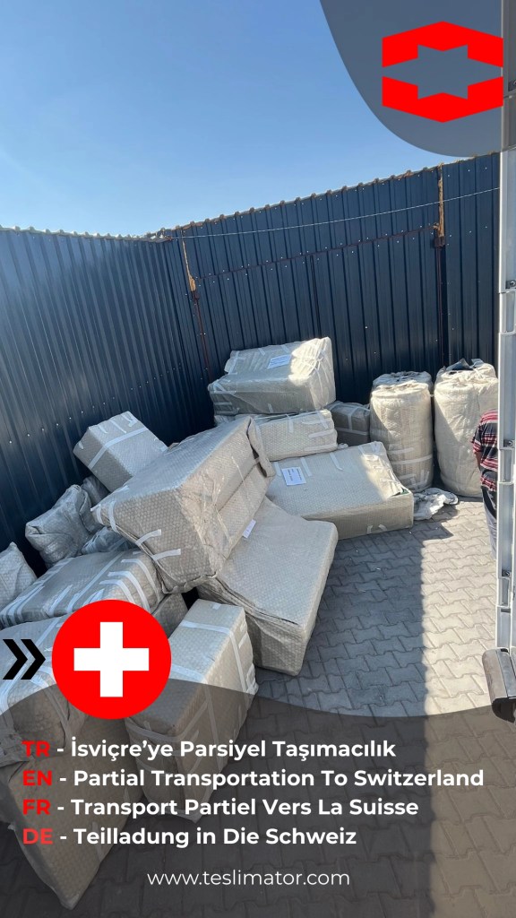 isviçreye parsiyel taşımacılık