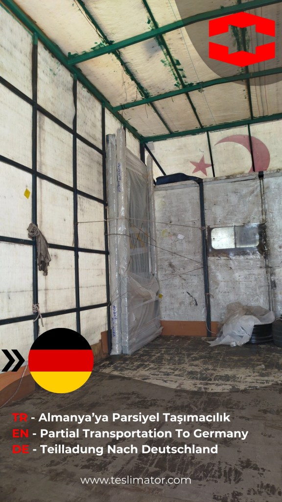 ankaradan almanyaya parsiyel taşımacılık