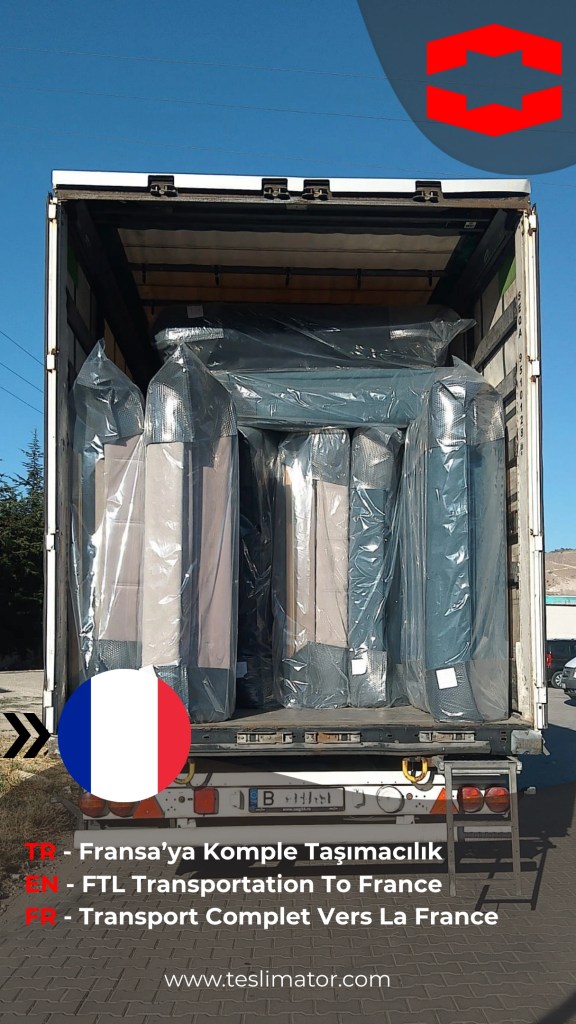 Kayseri'den Paris'e Taşımacılık Hizmeti