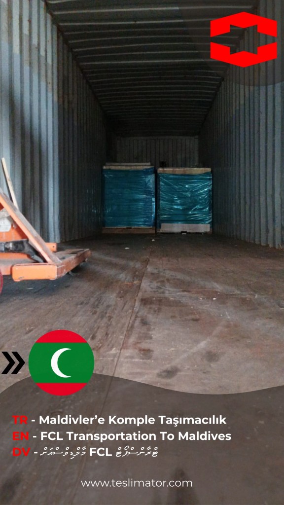 maldivlere uluslararası taşımacılık